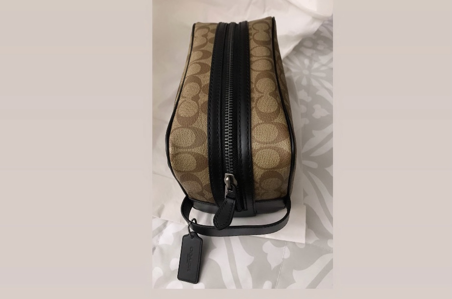 Coach Large Travel Kit In Signature Canvas 