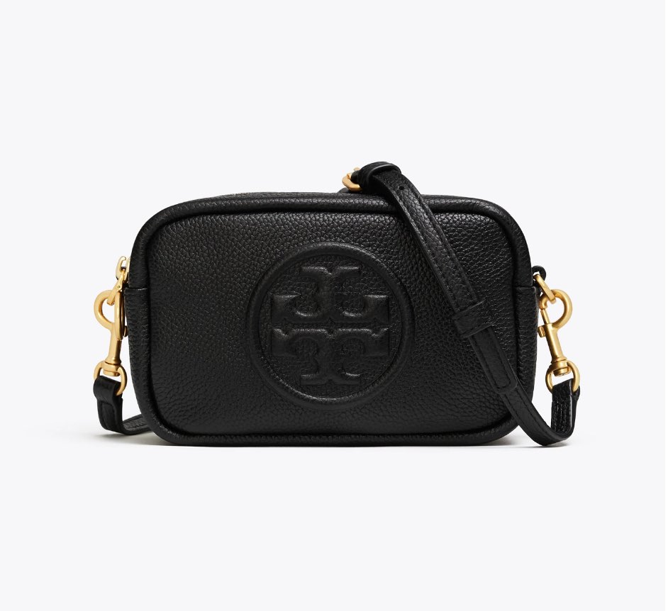Tory Burch Perry Bombe Mini Camera Bag-Color: Black – THE OUTLET FZE