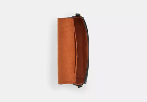 Coach Andrea Shoulder Bag In Signature Canvas-Color: Signature canvas/Gold/Walnut/Black - Image 4
