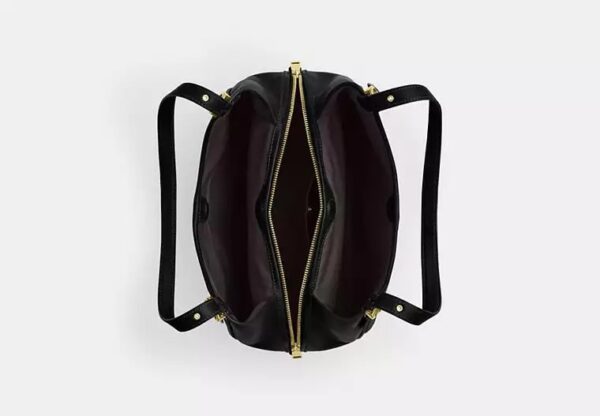 Coach Erin Shoulder Bag In Signature Canvas/Color: Signature canvas/Gold/Walnut/Black - Image 4