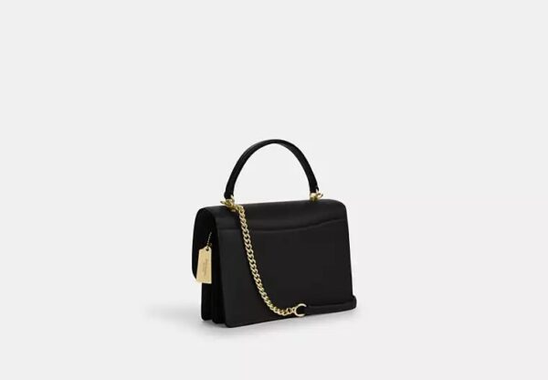 Coach Klare Top Handle Bag In Signature Canvas-Color: Signature canvas/Gold/Walnut/Black - Image 2