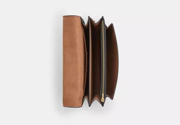 Coach Klare Top Handle Bag In Signature Canvas-Color: Signature canvas/Gold/Walnut/Black - Image 3