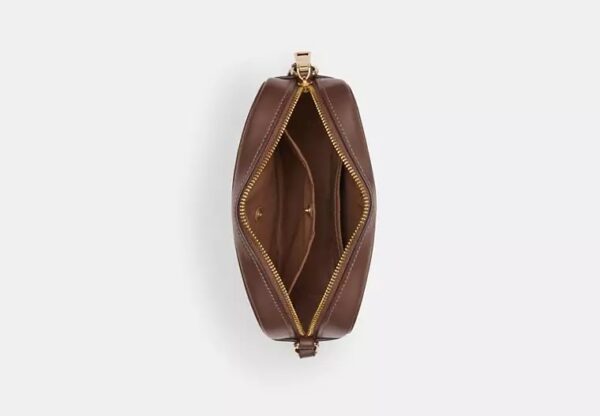 Coach Mini Jamie Camera Bag In Signature Canvas-Color: Signature canvas/Gold/Tan/Brown - Image 4