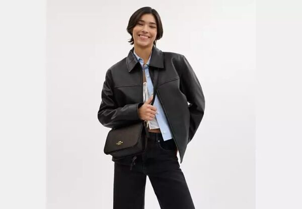 Coach Quinn Bag In Signature Canvas-Color: Signature canvas/Gold/Walnut/Black - Image 2