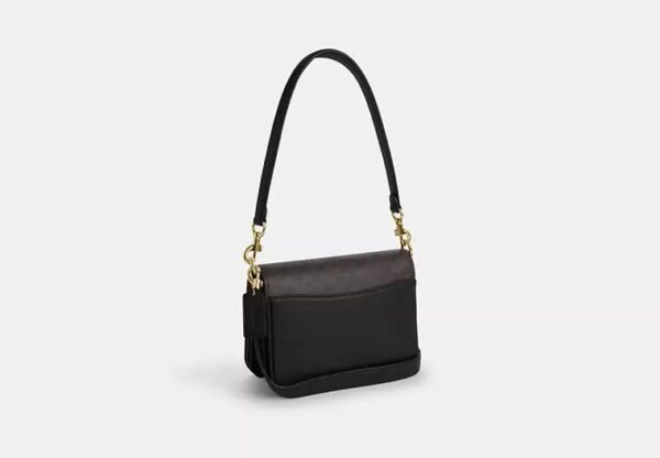 Coach Quinn Bag In Signature Canvas-Color: Signature canvas/Gold/Walnut/Black - Image 4
