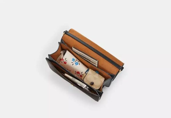 Coach Quinn Bag In Signature Canvas-Color: Signature canvas/Gold/Walnut/Black - Image 6