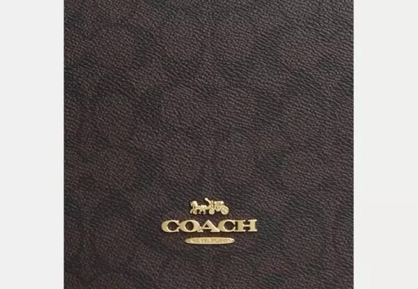 Coach Quinn Bag In Signature Canvas-Color: Signature canvas/Gold/Walnut/Black - Image 7