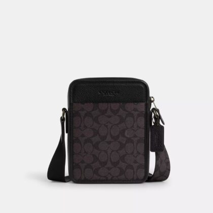 Coach Sullivan Crossbody Bag In Signature Canvas-Color: Signature canvas/Qb/Walnut/Black