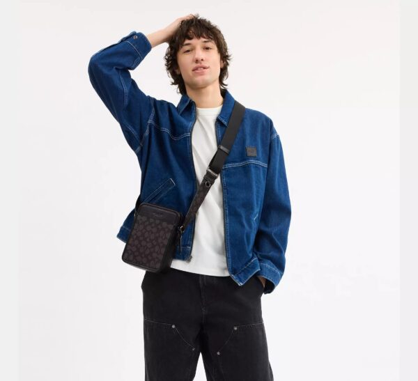 Coach Sullivan Crossbody Bag In Signature Canvas-Color: Signature canvas/Qb/Walnut/Black - Image 2