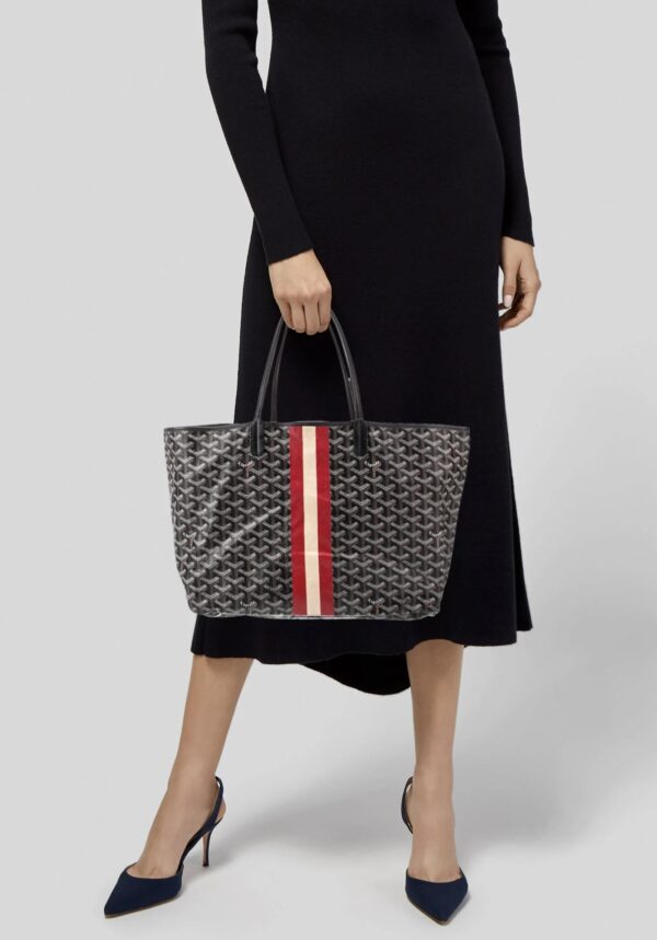 Goyard St. Louis PM Tote Custom Stripe Edition - Image 3