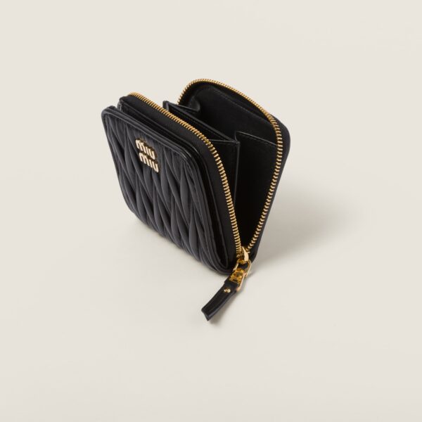 Miu Miu Small Matelasse nappa Leather Wallet - Image 2