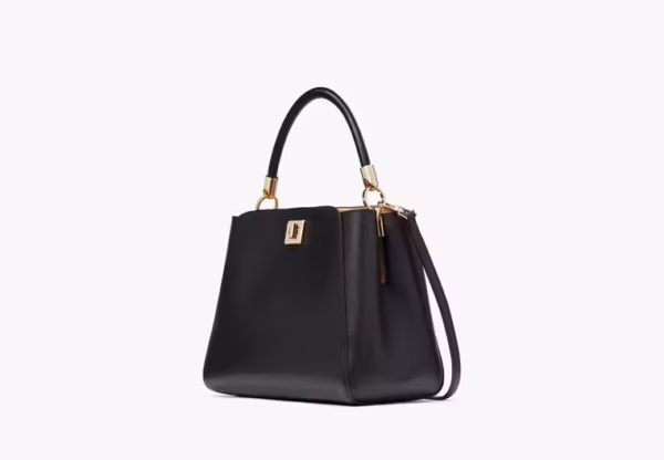 Kate Spade Phoebe Medium Top Handle Satchel- Black - Image 2