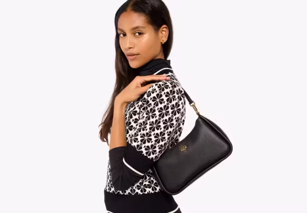 Kate Spade Kayla Small Convertible Shoulder Bag- Black - Image 5
