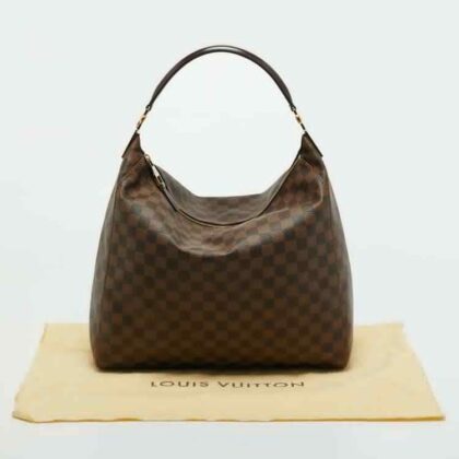 Louis Vuitton Damier Ebene Canvas Portobello GM Bag