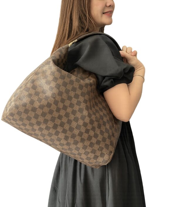 Louis Vuitton Damier Ebene Canvas Portobello GM Bag - Image 7